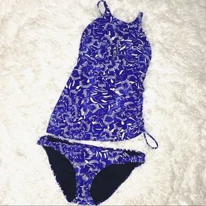 Athleta Tankini set | Batik floral | High neck